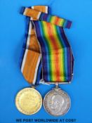 A pair of WWI medals awarded to 167936 GNR W.J.Smith R.
