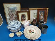 An American money box in the form of an Irishman with pipe marked Transvaal money box to his hat,
