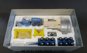 A Corgi Heavy Haulage Scammell Contractor with Nicolas Bogie trailer and steam turbine load