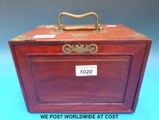 A cased Mah Jong,