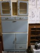 A 1950's retro kitchen larder cupboard (W91 x D43 x H179cm)