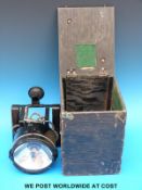 An Air Ministry signalling lamp,