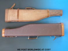 Two leg of mutton gun cases