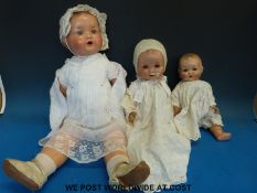Vintage dolls including Armand Marseille dolls