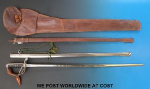 A Queens Own Cameron Highlanders 1821 pattern light cavalry / artillery officer's sword by Henry