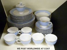 A Doulton 40-piece dinner and tea service,