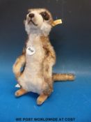 A Steiff meerkat and bear