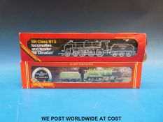 Four Hornby 00 gauge locomotives and tenders,