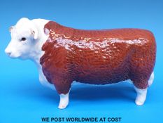 A first version Beswick Hereford bull