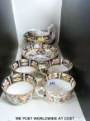 A Crown Derby Imari part tea set,