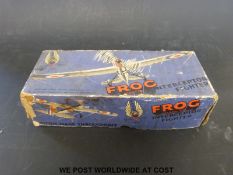 A Frog Interceptor c1930 MkII fighter, tin plate model aircraft,