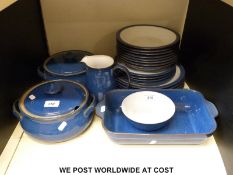 A Denby part dinner service including two tureens and a baking dish