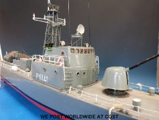 A German 'Tiger' gun boat with electric motor to the propellers together with a bag of accessories