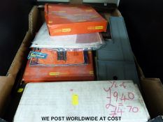 A large collection of Hornby 00 gauge accessories,