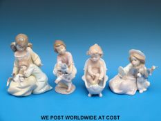 Lladro figures, Little Sister, Best Friend,