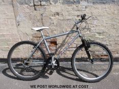 A Falcon mountain bike with front suspension