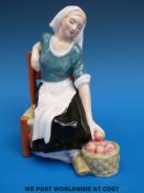 A Royal Doulton figure The Apple Maid