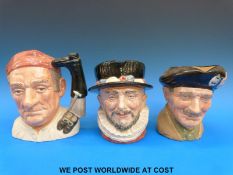 Three Royal Doulton character jugs, Montgomery,