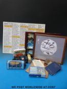 A board relating to Bristol Brigand components, Beaufighter electrical manual,