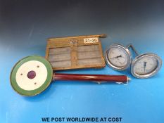 A German railway carriage reservation board,