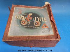 A Trianco Gyro cylcle and a Schucco motorcycle