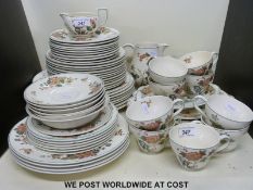 A quantity of Wedgwood dinner and tea ware in Eastern Flowers pattern,
