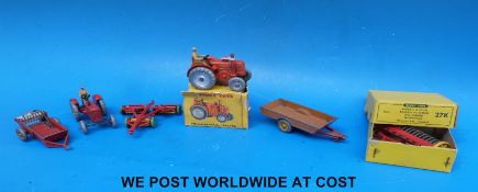 Six Dinky Toys diecast model form vehicles,