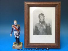 Ceramic figure The Napoleonic Marshal Auguste de Marmont Duke of Ragusa,