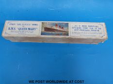 Chad Valley 'Take to pieces' model of R.M.S Queen Mary, in original box.