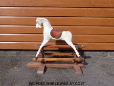 A c1900 rocking horse,