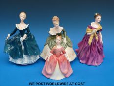 Four Royal Doulton figurines Debbie (HN2400),