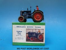 Britains Model Farm diecast Fordson Major tractor 128F in original box
