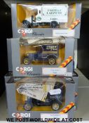 A large collection of mainly Corgi diecast model vehicles,