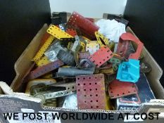 A quantity of vintage Meccano