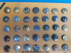 Seventy eight livery cuff buttons,