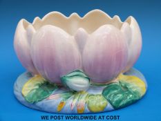 A Clarice Cliff lily planter / bowl