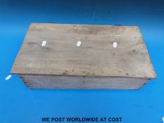 A set of French boules in wooden box