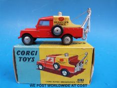 Corgi Toys diecast model Land-Rover Breakdown 417 in original box.