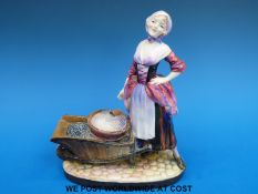 A Royal Doulton figurine Molly Malone HN1455, printed Doulton mark to base, dated 1931 (18.