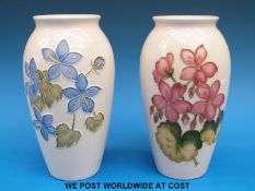 Two Moorcroft vases,