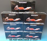 Seven Minichamps 1:12 scale diecast model Ducati superbikes all in original boxes