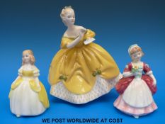 Three Royal Doulton figurines, The Last Waltz HN2315,