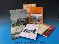Approximately forty railway books to include Bradford Barton albums, local Forest of Dean,