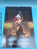 Four Pirelli calenders comprising 1972 (x2) 1973 and 1991