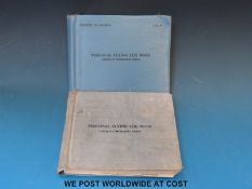 A late 1960's and early 1970's flying logbook of Captain James CM Mountford,