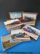 A quantity of railway photographs, mainly 1980's & 90's preservation including mainline,