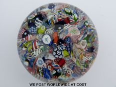 St Louis scrambled glass paperweight,