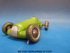 Mettoy clockwork 'Mecahnical Racer' with diecast body and tin plate wheels