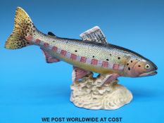 A Beswick golden trout impressed 1246 to base