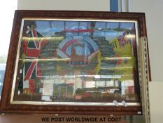 An early 20thC large Gloucestershire Regiment Insignia,